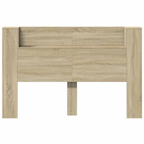 Облегалка за глава с рафт Сонома дъб 160 x 16,5 x 103,5 cm
