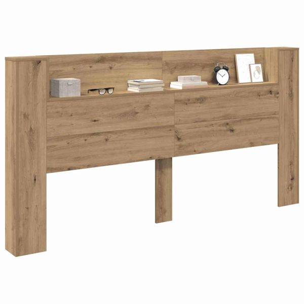 Облегалка за глава Дъб 200 x 15 x 103,5 см Инженерно дърво