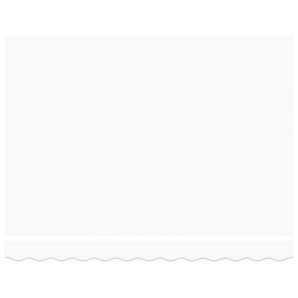 Ръчен сгъваем навес Бял 3 x 2 m Полиестер с PU покритие