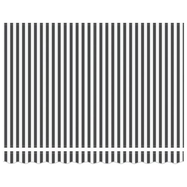 Ръчен изтеглящ сенник с LED светлини 3,5 x 2,5 m