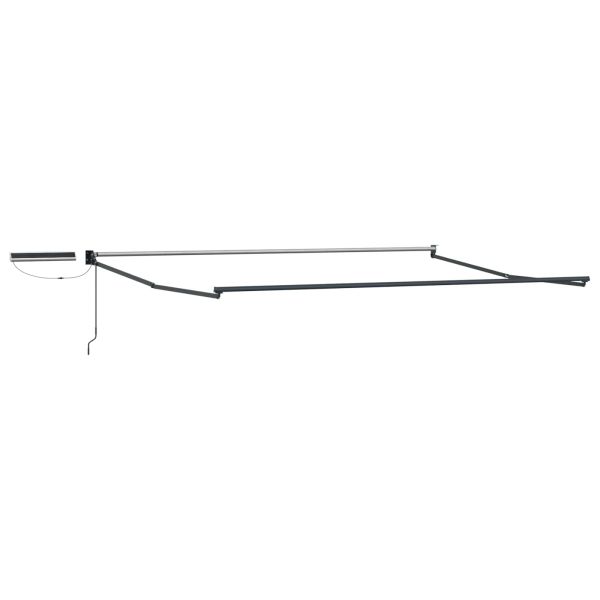 Електрически разтегателен навес Антрацит 4,5 × 3 m