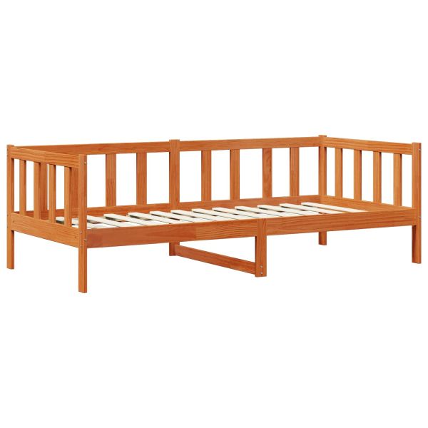 Комплект легло за деня Восъчен Кафяв 90 x 200 cm