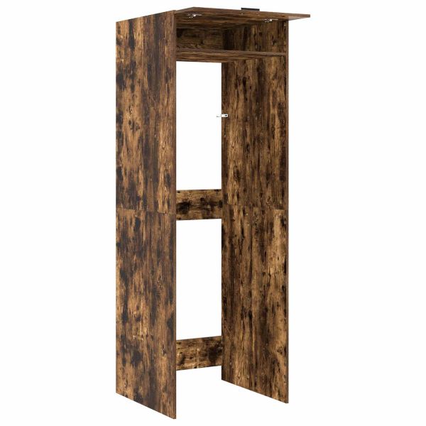 Шкаф за пералня Димян дъб 67,5 x 68 x 200 см Инженерно дърво