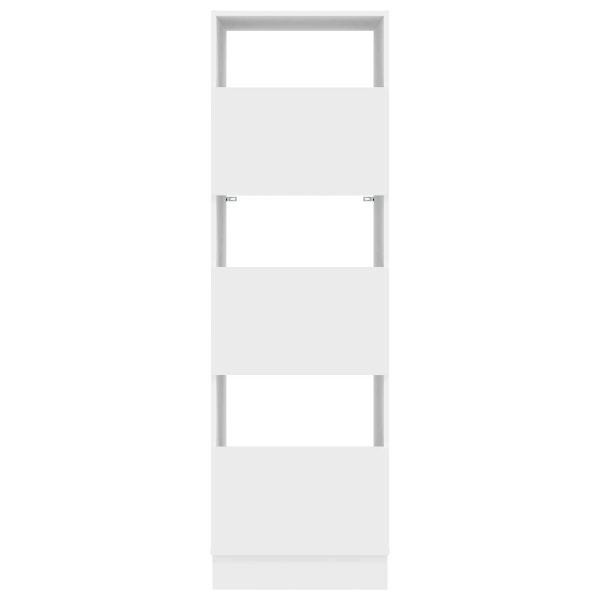 Мивка за пране със съхранение с врата Бяло Инженерно дърво