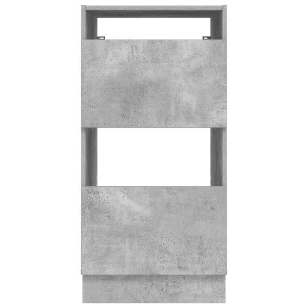 Мивка за пране със съхранение с врата Бетонно Инженерно дърво