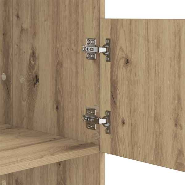 Мивка за пране с врата Дъб 50 x 68 x 102 см Инженерно дърво