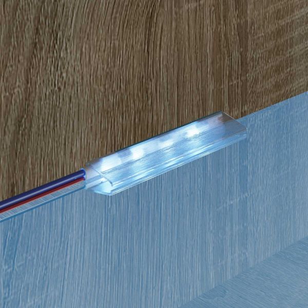 LED лента 2 pcs Черна и Многоцветна 1745 мм Мед и пластмаса