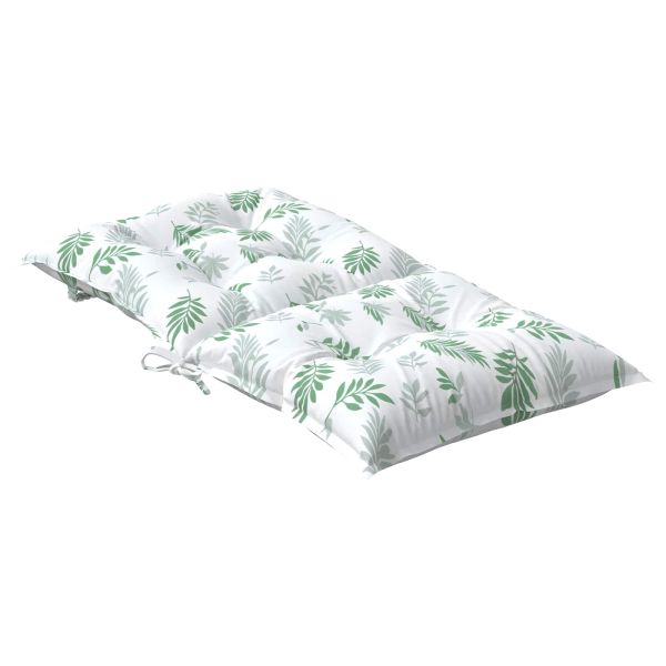 Възглавница за открито 6 pcs Бяло 100 x 50 x 7 cm Текстил