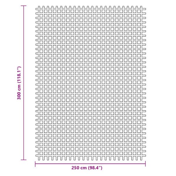 Килим за палатка, зелен, 3x2,5 м