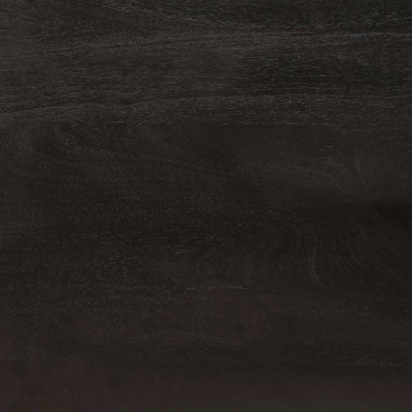 Нощно шкафче Черен и златен 50 x 33 x 60 см Инженерна дървесина