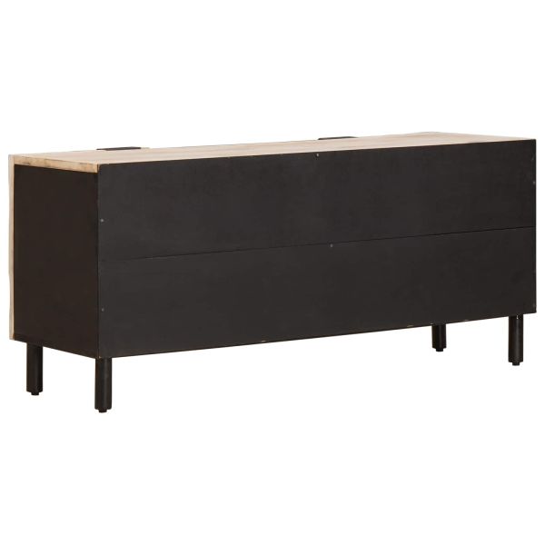 ТВ шкаф с чекмедже Финал на бяло измиване 105 x 33 x 46 см