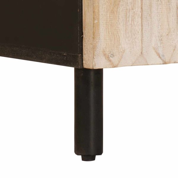 Служебен шкаф с врата Финал на бяло измиване 40 x 33 x 75 см