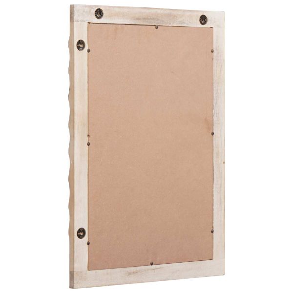 Огледало за баня Финал на бяло измиване 50 x 70 x 2,5 см