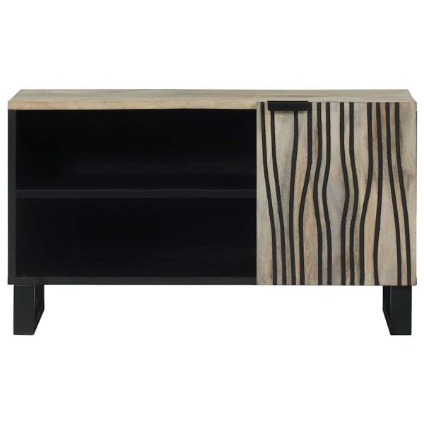 ТВ Единици Бяло 80 x 33 x 46 см Инженерно дърво