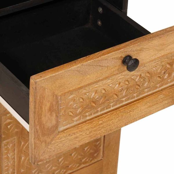 Шкаф за баня Светло кафяво 38 x 33 x 160 см Инженерно дърво