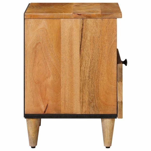 Нощен шкаф с чекмедже 2 pcs Естествен 40 x 33 x 46 см