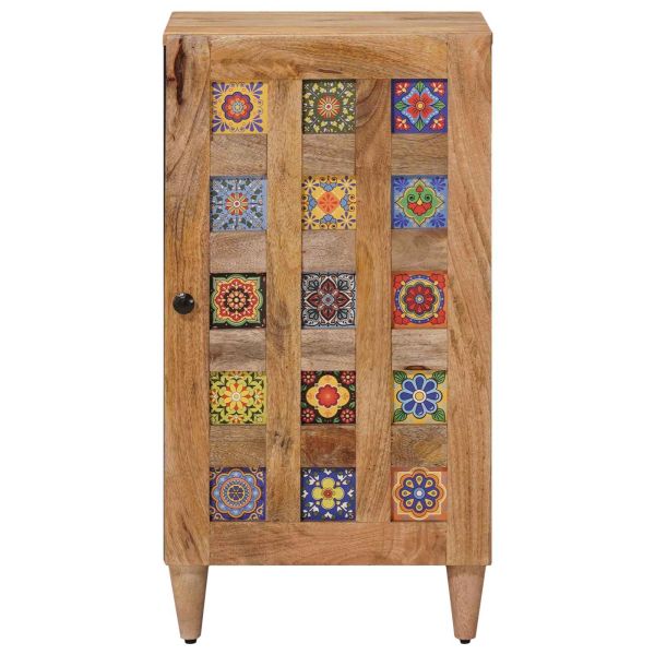 Служебен шкаф Естествен 40 x 33 x 75 см Солидно мангово дърво