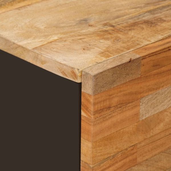 Страничен шкаф Кафяво 40 x 33 x 75 см Солидно мангово дърво