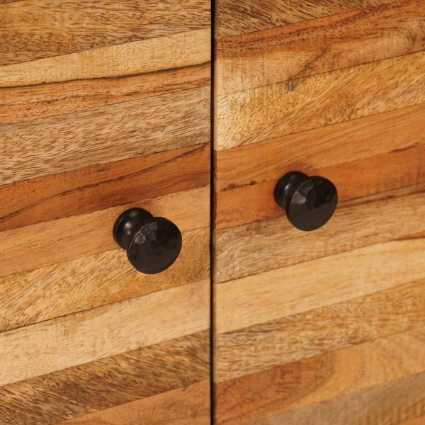 Страничен шкаф Кафяво 60 x 33 x 75 cm Солидно мангово дърво