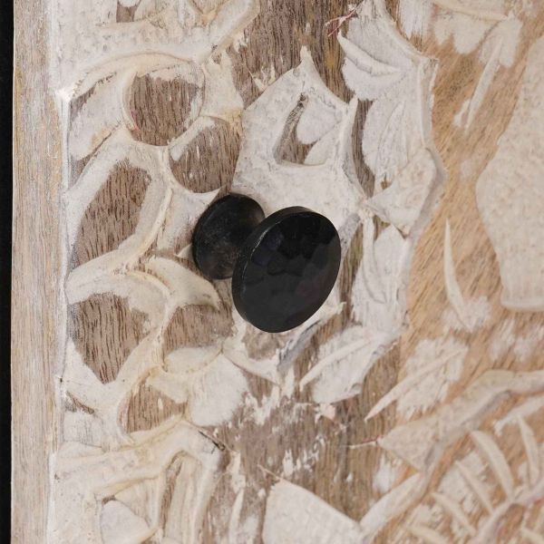 Окачен шкаф за баня със съхранение Бяло 38 x 33,5 x 48 см