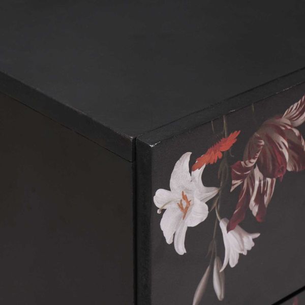 Нощно шкафче Кафяво 40 x 33,5 x 46 см Солидно мангово дърво