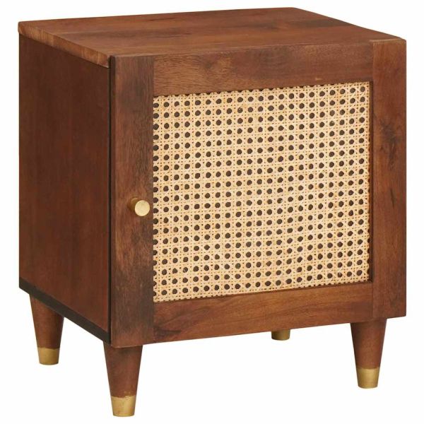 Нощен шкаф 2 pcs Кафяво 40 x 33,5 x 46 см