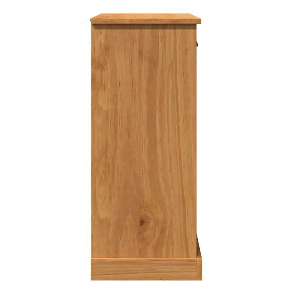 Шкаф за баня с рафт VIGO Кафяв и меден кафяв 68 x 34 x 80 см