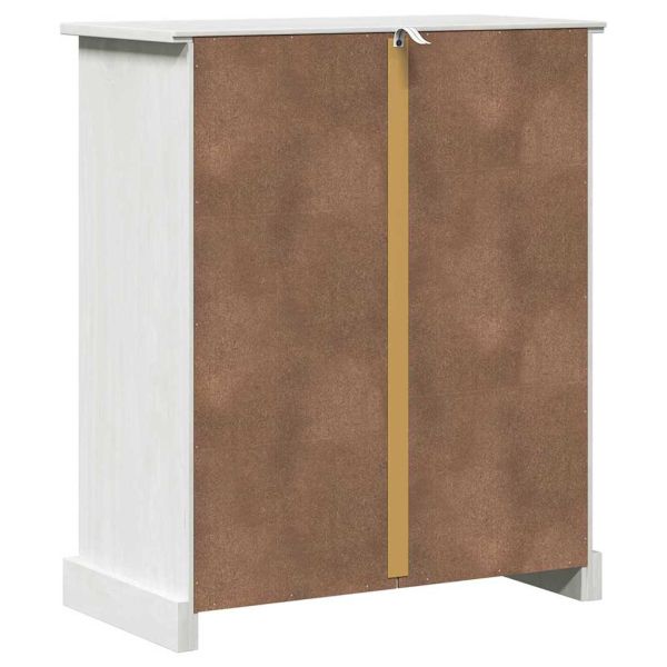 Шкаф за баня с рафт VIGO Бяло и антикварно бяло 68 x 34 x 80 см