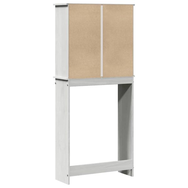 Шкаф за пералня VIGO Бяло и антикварно бяло 72,5 x 27 x 161 см