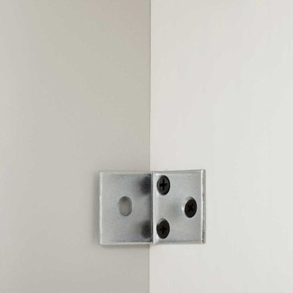 Шкаф за пералня VIGO Бяло и антикварно бяло 72,5 x 27 x 161 см