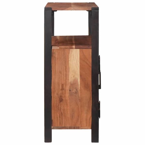 Служебен шкаф Кафяво 70 x 30 x 75 см Солидно акациево дърво