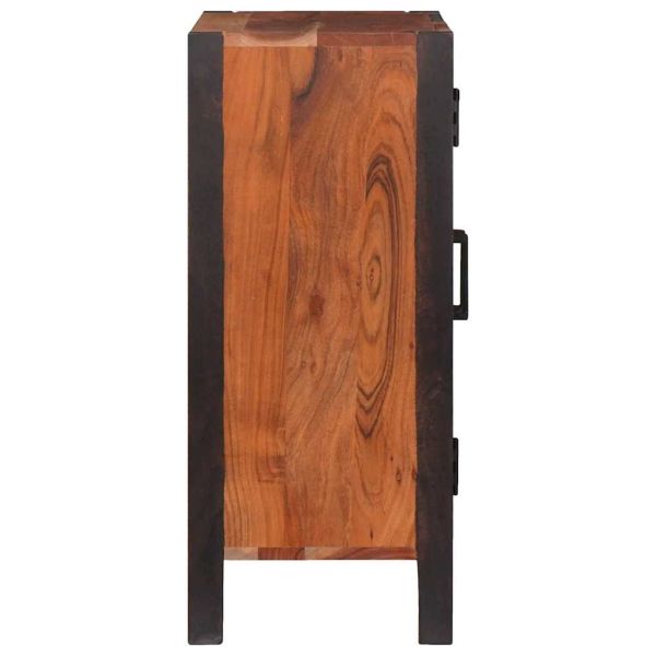 Служебен шкаф Кафяво 55 x 30 x 75 см Солидно акациево дърво