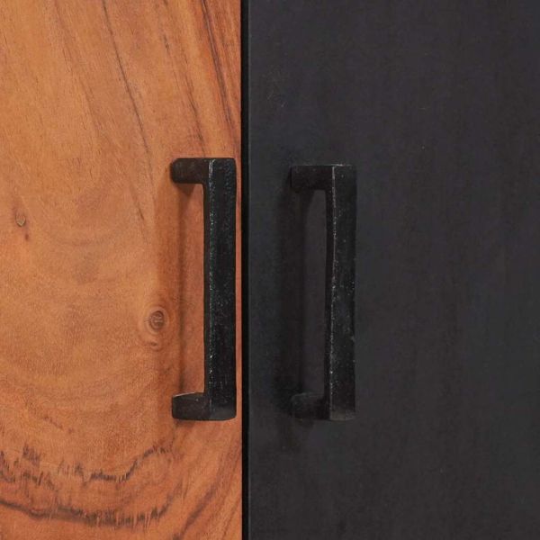 Служебен шкаф Кафяво 55 x 30 x 75 см Солидно акациево дърво