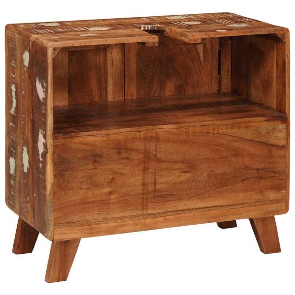 Шкаф за баня с рафт със съхранение с врата