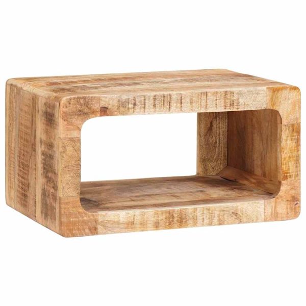 Нощно шкафче 2 pcs Кафяво 45 x 30 x 24 см Солидно мангово дърво