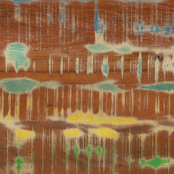 Конзолна маса с рафт 90 x 33 x 75 см Солидно възстановено дърво