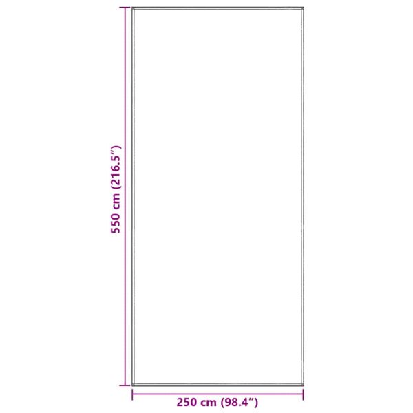Килим за палатка Синьо и сиво 550 x 250 cm Полиетилен
