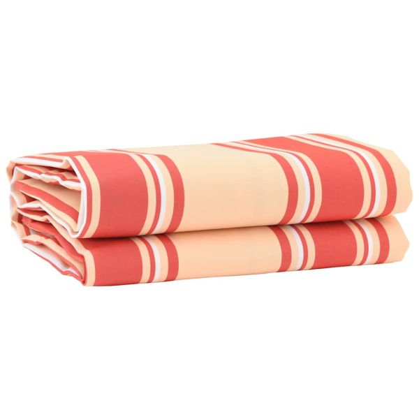 Смяна на сенник Жълт и оранжев 1000 x 160 см Полиестерен плат