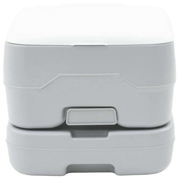 Къмпинг тоалетна Сив и бял 41,5 x 36,5 x 30 cm Полиетилен