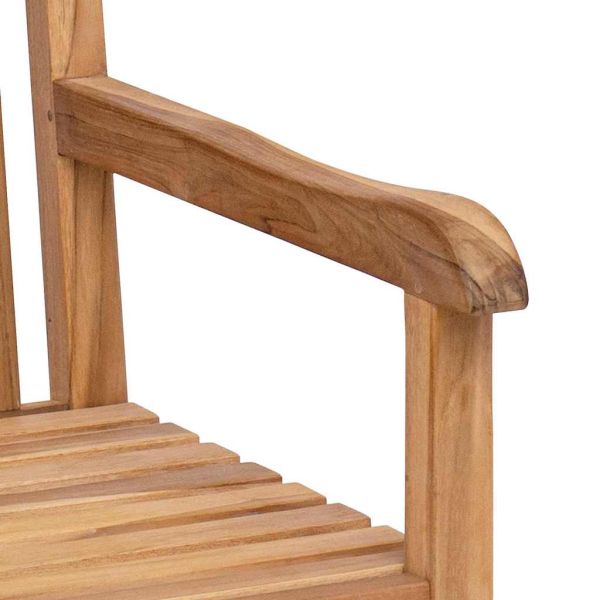 Градинска пейка 114 x 60 x 90 см Солидно тиково дърво