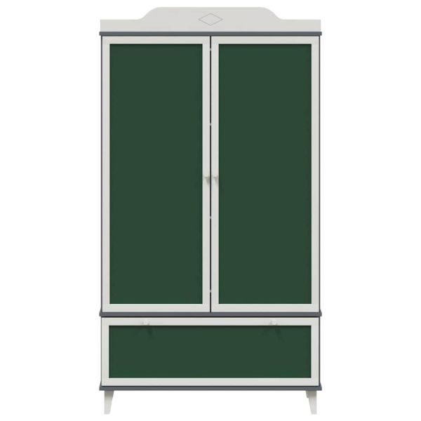 Дъска за записки Гардероб ROROS Сив и бял 90 x 45 x 165 см