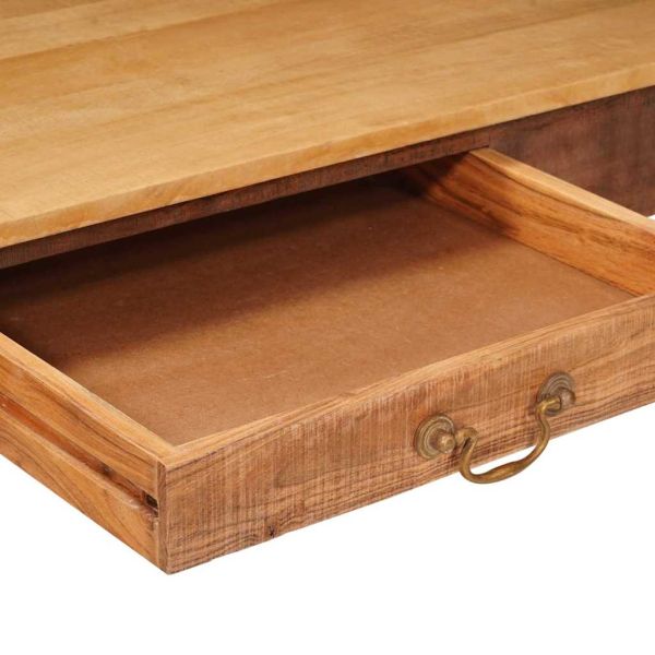 Масичка за кафе Кафяво 110 x 55 x 40 cm Солидно мангово дърво