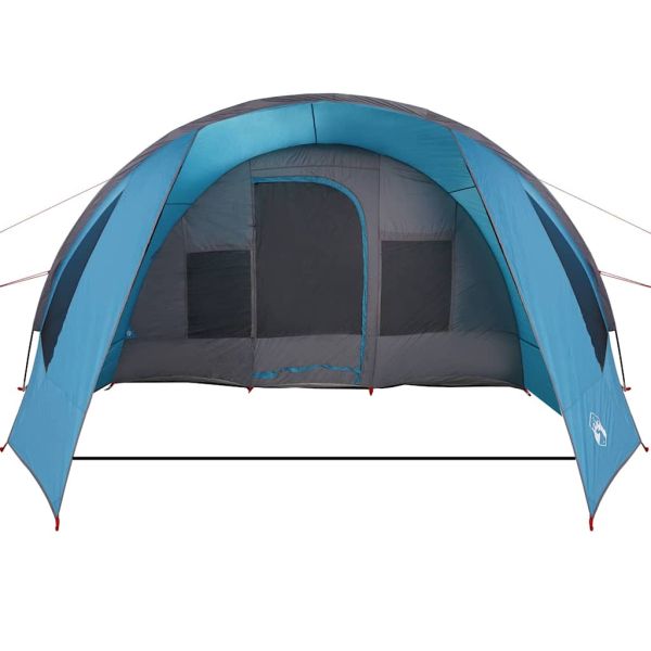 Тунелна палатка за 6 души Синьо и сиво 890 x 470 x 220 см