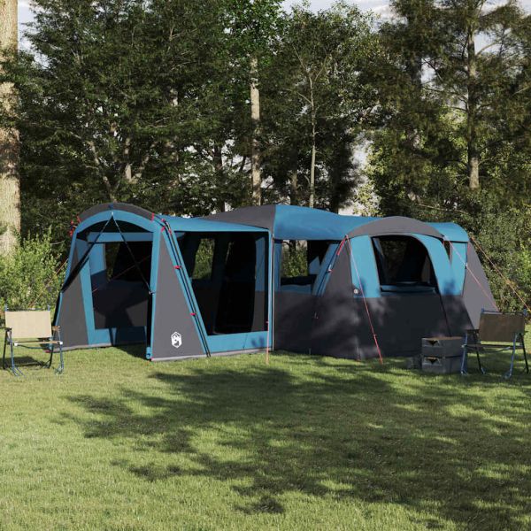 Семейна палатка за 20 души Синьо и сиво 745 x 700 x 217 см