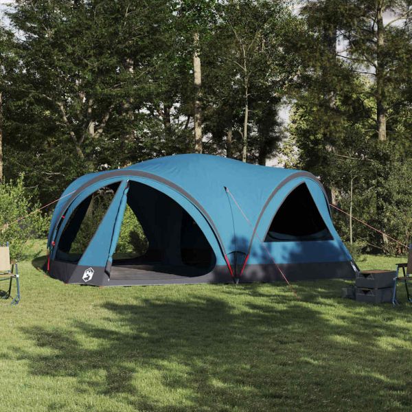Семейна палатка за 10 души Синьо и сиво 460 x 430 x 214 см