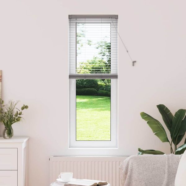 Вертикални щори Сребрист 130 x 50 см Алуминий