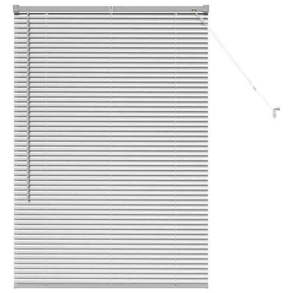 Вертикални щори Сребрист 130 x 95 см Алуминий