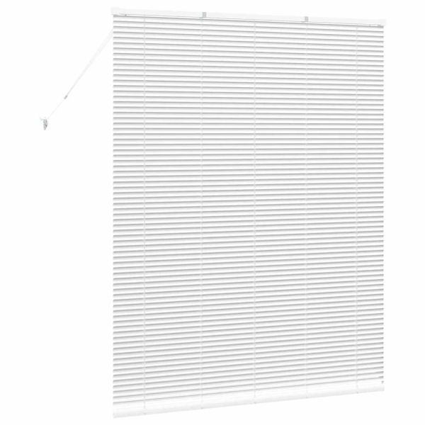 Вертикални щори Бяло 175 x 150 см Алуминий