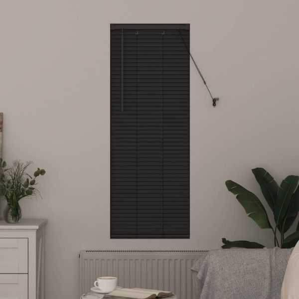 Вертикални щори Тъмен сив 130 x 40 см Алуминий