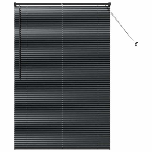 Вертикални щори Черно 175 x 110 см Алуминий
